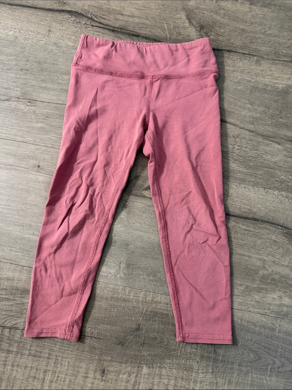 Girls' Mauve Stretch Active Leggings - Comfortable Everyday Wear